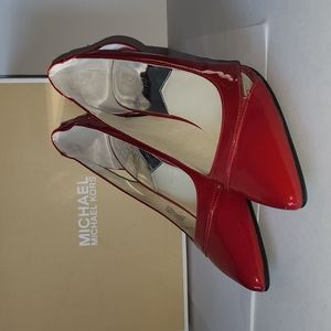 Michael Kors Red Patent Pumps - Size 7M
